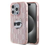 IML Choupette Tête & Monogramme - Coque iPhone 15 Pro Max (rose)