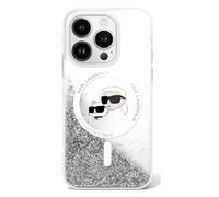 CG Mobile – Coque pour iPhone 16 MagSafe – Glitter Liquid KLHMP16SLGKKCSGH Karl & Choupette