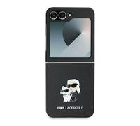 Étui Karl Lagerfeld pour Samsung Z Flip6 F741 noir Saffiano Metal Pin