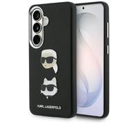 Étui Karl Lagerfeld Saffiano Double Heads Metal pour Samsung Galaxy S26, noir