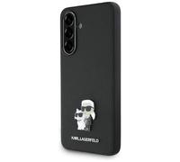 CG Mobile Karl Lagerfeld Saffiano w/K&C Metal Logo Coque pour Samsung Galaxy A36 (Noir)