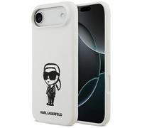 Étui Karl Lagerfeld Silicone Karl Sketch & Logo MagSafe pour iPhone Air blanc
