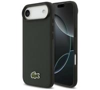 Étui Lacoste Iconic Petit Pique Woven Logo MagSafe pour iPhone Air vert
