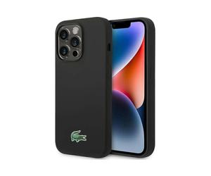 Étui Lacoste LCHMP14XSLOK Silicone Noir - iPhone 14 Pro Max