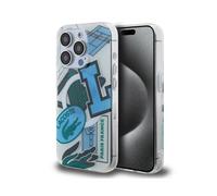 Étui Lacoste MagSafe à motifs noir - iPhone 15 Pro