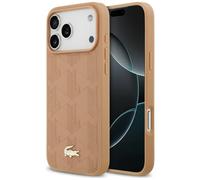 Étui Lacoste Nomograme Gold pour iPhone 17 Pro Max, rose