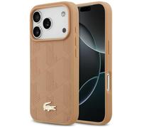 Étui Lacoste Nomograme Gold pour iPhone 17 Pro, rose