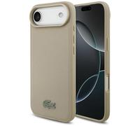 Etui Lacoste Petit Pique Lacquer Logo MagSafe do iPhone Air taupe