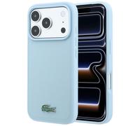 Étui Lacoste « Petit Pique Lacquer Logo MagSafe » pour iPhone 18 Pro Max / 17 Pro Max, bleu
