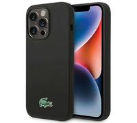 Étui Lacoste pour iPhone 15 Pro Max 6.7 noir étui rigide Silicone MagSafe