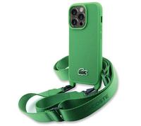Étui Lacoste pour iPhone 15 Pro Max 6.7 vert étui rigide Iconic Petit Pique Crossbody