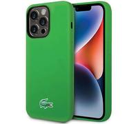 Étui Lacoste pour iPhone 15 Pro Max 6.7 vert étui rigide Silicone MagSafe