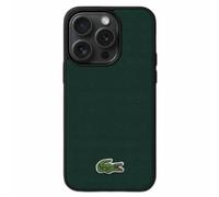 Étui Lacoste pour iPhone 16 Plus 6.7 vert étui rigide Iconic Petit Pique