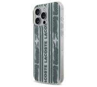 Étui Lacoste pour iPhone 16 Pro Max 6.9 gris étui rigide IML All Over MagSafe