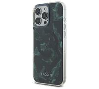 Étui Lacoste pour iPhone 16 Pro Max 6.9 noir étui rigide IML Painting MagSafe