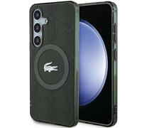 Étui Lacoste pour Samsung S24 S921 kaki étui rigide IML Blend Monogram MagSafe