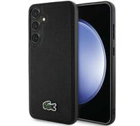 Étui Lacoste pour Samsung S24+ S926 noir étui rigide Iconic Petit Pique MagSafe