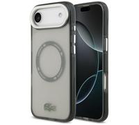 Étui Lacoste Shockproof Transparent Frosted MagSafe pour iPhone Air, gris