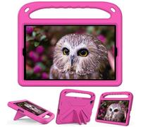 Étui léger et résistant aux chocs avec poignée et support pour tablette Samsung Galaxy Tab A 10,1" 2019 SM-T510/T515 - Rose rouge