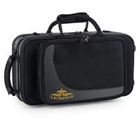 Étui Léger Lechgold pour Saxophone Soprano Courbé, Logo Lechgold brodé | Lightcase pour tous les saxophones soprano courbés courants, Poids très léger avec une stabilité extrême, Poids: 2, 2 kg