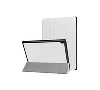 Etui Lenovo Tab4 10-X304F - 4G/LTE Smartcover pliable blanc Cuir Style avec stand - Housse coque de protection Lenovo Tab 4 10 X304F 10,1 pouces -