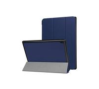 Etui Lenovo Tab4 10-X304F - 4G/LTE Smartcover pliable bleu navy Cuir Style avec stand - Housse coque de protection Lenovo Tab 4 10 X304F 10,1 pouces
