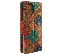 Avizar Étui Liège pour iPhone 14 Pro Clapet Portefeuille Support Victorien