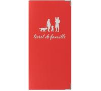 Étui livret de famille - CANOCEA - Rouge - PVC extérieur - Fabrication Française - Mixte