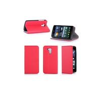 Etui luxe Acer Liquid E700 Trio rouge Ultra Slim Cuir Style avec stand - Housse Folio Flip Cover coque de protection Acer E700 triple sim rouge