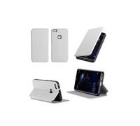 Etui luxe Huawei P10 LITE blanc Ultra Slim Cuir Style avec stand - Housse coque de protection smartphone Huawei 10 LITE 4G - Accessoires pochette :