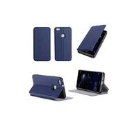 Etui luxe Huawei P10 LITE bleu Ultra Slim Cuir Style avec stand - Housse coque de protection smartphone Huawei 10 LITE 4G - Accessoires pochette :