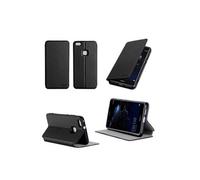 Etui luxe Huawei P10 LITE noir Ultra Slim Cuir Style avec stand - Housse coque de protection smartphone Huawei 10 LITE 4G - Accessoires pochette :