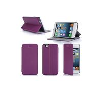 Etui luxe iPhone 6S 4.7 16/32/64 Go (Wifi/3G/4G/LTE) Ultra Slim violet Cuir Style avec stand - Housse coque de protection pour Apple iPhone 6S 4,7