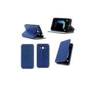 Etui luxe Samsung Galaxy J5 2016 Dual Sim 4G/LTE bleu Ultra Slim Cuir Style avec stand - Housse coque de protection Samsung Galaxy J5 2016 J510FN