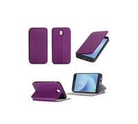 Etui luxe Samsung Galaxy J5 2017 Dual Sim 4G/LTE violet Ultra Slim Cuir PU avec stand - Housse coque de protection Samsung Galaxy J5 2017 SM-J530F