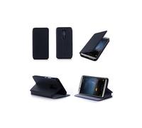 Etui luxe ZTE Axon 7 4G noir Ultra Slim Cuir Style avec stand - Housse coque de protection ZTE Axon 7 5.5 pouces noire - accessoires pochette XEPTIO