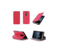 Etui luxe ZTE Axon 7 4G rouge Ultra Slim Cuir Style avec stand - Housse coque de protection ZTE Axon 7 5.5 pouces - accessoires pochette XEPTIO :