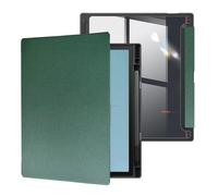 Étui magnétique Boox Note Air 4C (2024) 10,3" coque arrière légère polyuréthane acrylique fente stylo mise en veille automatique protection complète (vert foncé)