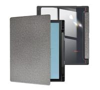 Étui magnétique Boox Note Air 4C (2024) 10,3" coque arrière légère polyuréthane acrylique fente stylo mise en veille automatique protection complète (gris)