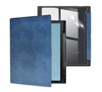Étui magnétique Boox Note Air 4C (2024) 10,3" coque arrière légère polyuréthane acrylique fente stylo mise en veille automatique protection complète (bleu)