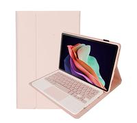 Étui Magnétique BT pour Clavier de Tablette Lenovo, Protection Complète Amovible pour Clavier de Tablette, avec Trackpad Porte-Crayons,pour Tab P11 2nd Gen Pad Plus 2023 11,5 Pouce (Rose)