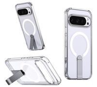 Étui magnétique conçu pour Google Pixel 10 Pro XL. Support réglable intégré en métal. Compatible avec MagSafe. Coque robuste pour Pixel 10 Pro