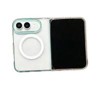 Étui magnétique conçu pour le chargement sans fil IphoneDuo | Coque en polycarbonate durable avec anneau magnétique pour le chargement sans fil, cadre élégant dégradé protection antichoc