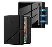 Étui magnétique détachable Compatible avec Kobo Libra Color 7" 2024 | Cache Magnétique Transparent, Anti-Choc, Mince, Léger, Veille Auto, Détachable Facilement(Dark Green)