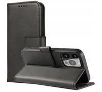Étui Magnétique - HURTEL - Realme C33 - Cuir Synthétique - Noir - Portefeuille avec Support