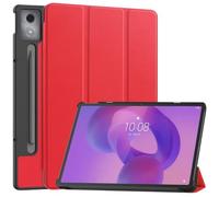 Étui magnétique Pliable en Cuir PU for Tablette Lenovo Idea Tab Pro 12,7 Pouces (TB373FU, TB375FC, 2025)(Red)
