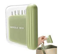 Étui magnétique pour aiguilles à coudre - Étui de rangement pour aiguilles à coudre et à tricoter - Pour la maison, le dortoir, l'école