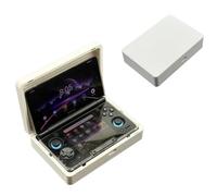 Étui Magnétique pour AYN Thor, Sac de Rangement Étui de Protection Portable pour le Voyage Console de Jeux Résistante aux Éclaboussures Coque de Protection pour Console Portable (blanc translucide)