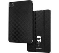 Étui pour iPad Pro 11 pouces 2022 Folio Saffiano Collection Ikonik Karl NFT Noir