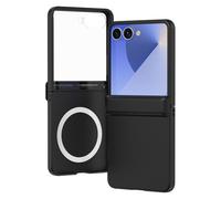 Étui magnétique pour Samsung Galaxy Z Flip 7 - Protection fine à charnière - Anti-chocs - Avec film de protection d'écran